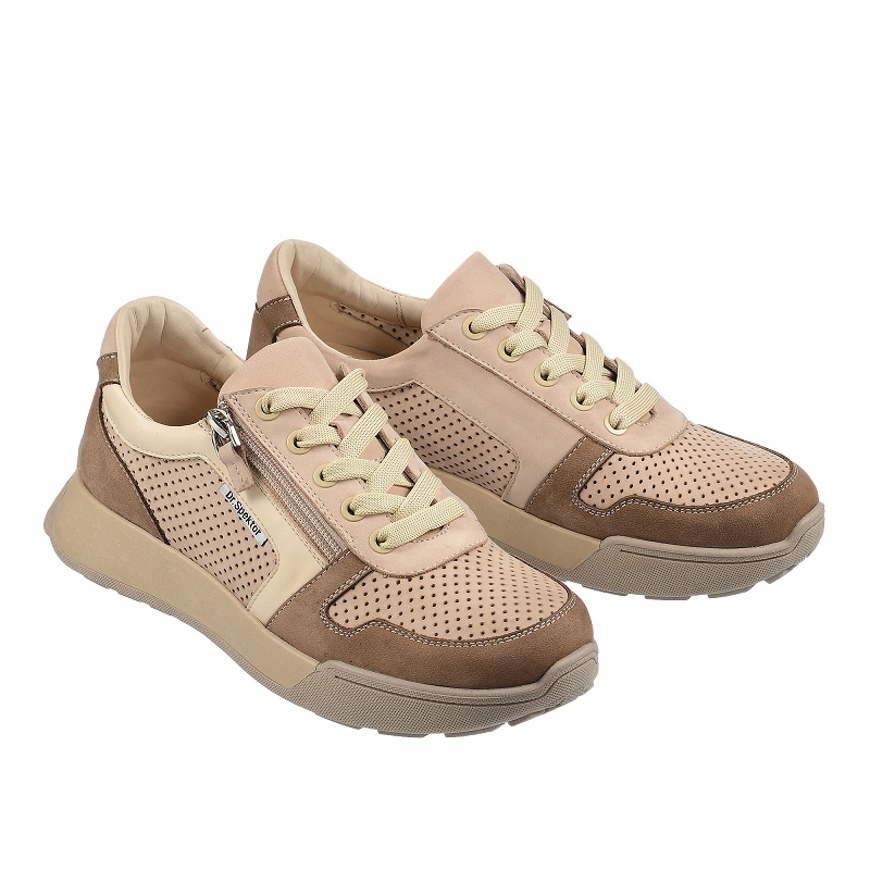 Кроссовки Dr. Spektor женские 1482-250-2-136 бежевые.